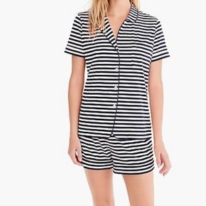J Crew Striped Pajama Set